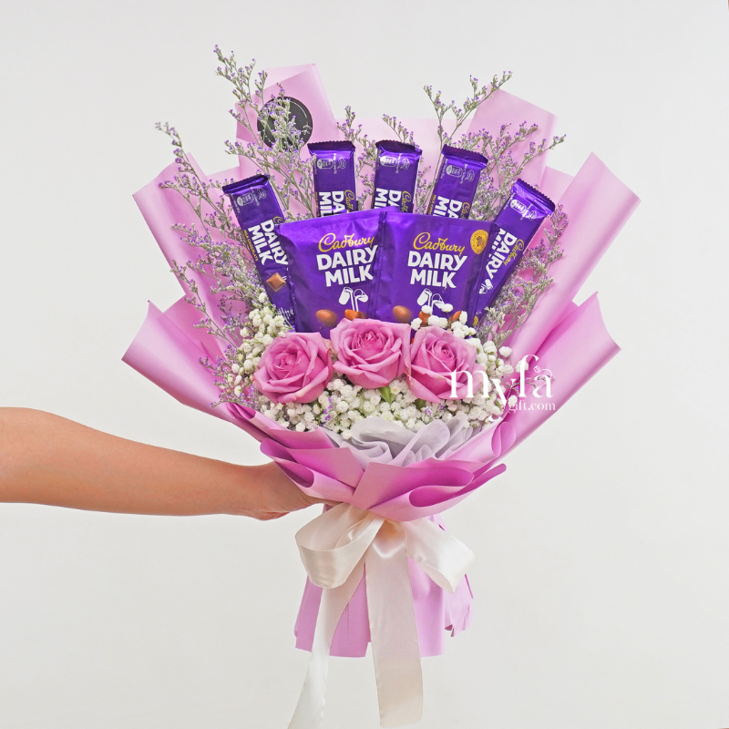 Calbury Chocolate Bouquet| Fresh Flower Same Day Delivery Ipoh