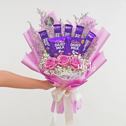 Calbury Chocolate Bouquet| Fresh Flower Same Day Delivery Ipoh
