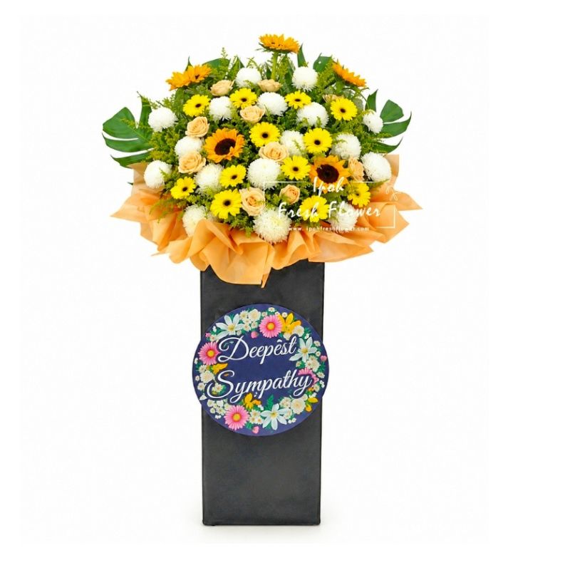 Condolence Flower Stand B4| Same Day Delivery Taiping