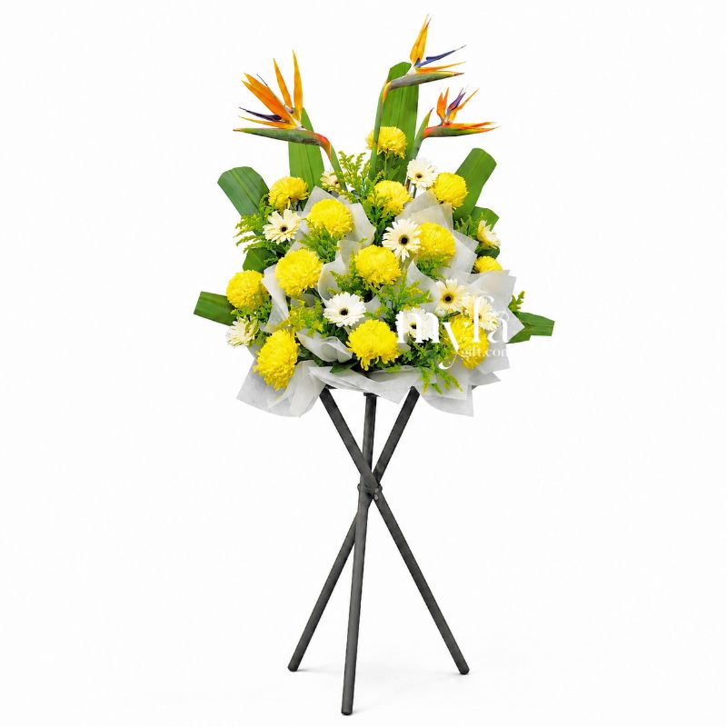 Condolence Flower Stand T2| Same Day Delivery Taiping Perak