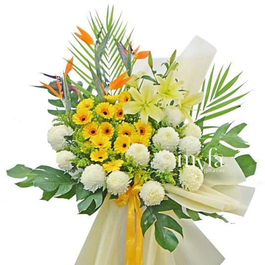 Condolence Flower Stand T5| Same Day Delivery Taiping