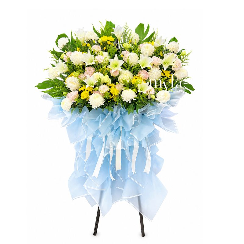 Peaceful Horizon Grand Condolence Flower Stand| Same Day Delivery Taiping