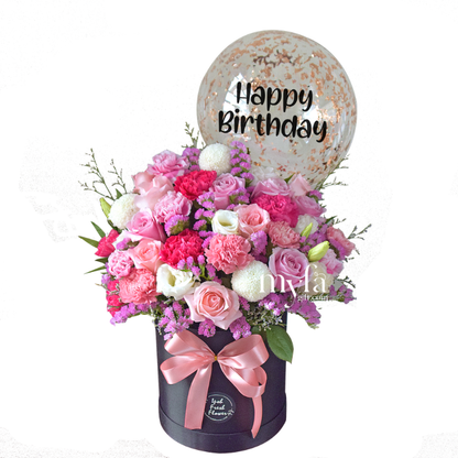 Eloise | Balloon Flower Box | Same day delivery