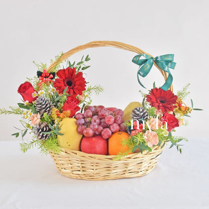 Fruit Jazzie| Christmas Fruit Basket| Same Day Delivery Taiping
