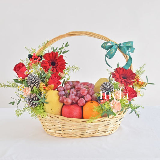 Fruit Jazzie| Christmas Fruit Basket| Same Day Delivery Taiping