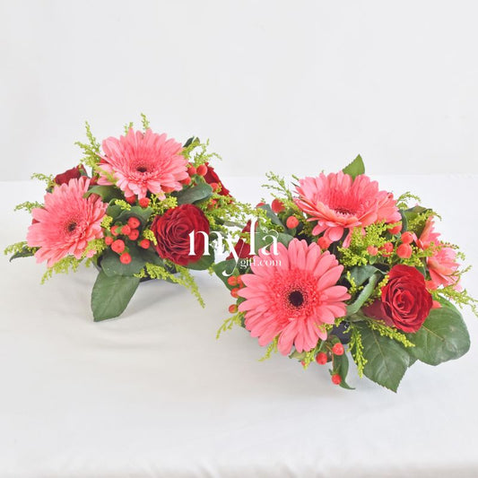 Hydie Posy| Table Flower Arrangement For Prayer| Same Day Delivery Taiping