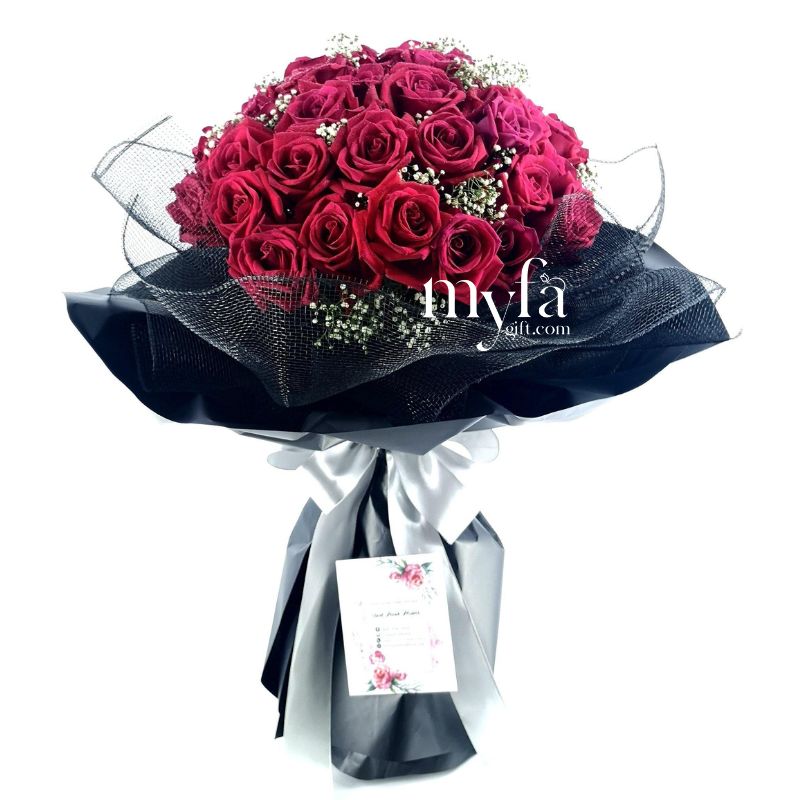 Love Sensation| Giant Roses Fresh Flower Bouquet| Same Day Delivery