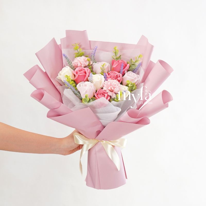 Miyu| Soap Flower Bouquet & Gift| Same Day Delivery Taiping Perak