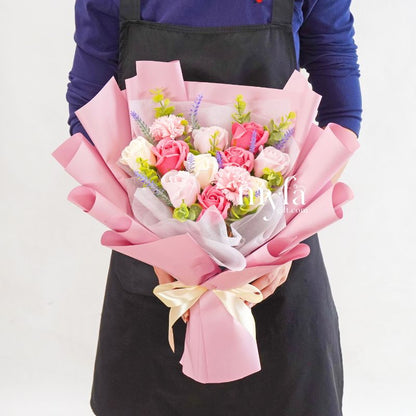 Miyu| Soap Flower Bouquet & Gift| Same Day Delivery Taiping Perak