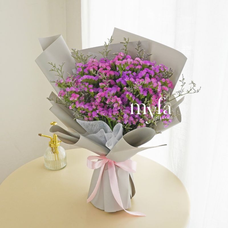 Pink Statice | Dry Everlasting Bouquet| Same Day Delivery
