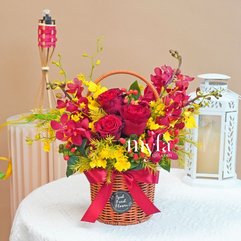 Rosmera | Fresh Flower Basket| Same Day Flowers Gifts Delivery