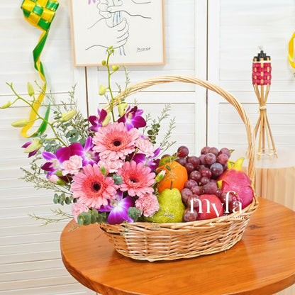 Aidilfitri Fruit Basket| Raya Fruit Basket & Hamper Delivery| Same Day Delivery