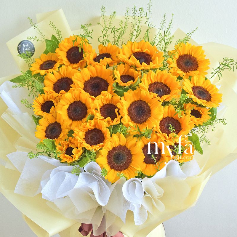 Special Sunny| Sunflower Giant Fresh Flower Bouquet| Same Day Delivery