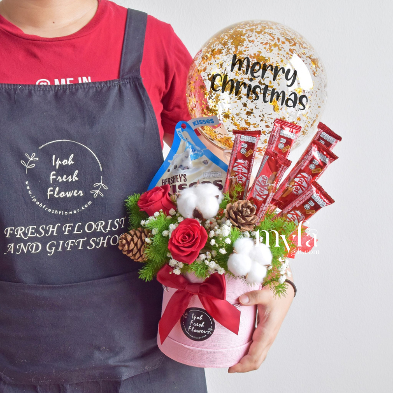 Sweet Joyous | Balloon Flower Box | Same day delivery