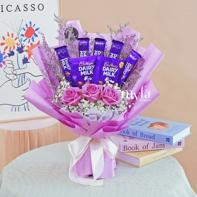 Calbury Chocolate Bouquet| Fresh Flower Same Day Delivery Ipoh