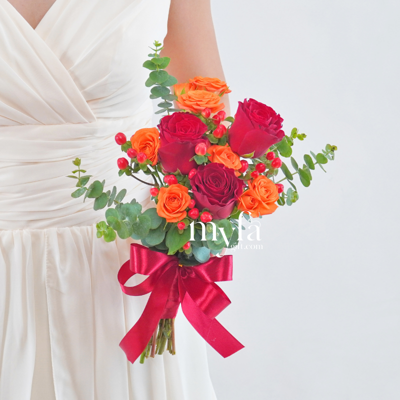 Mia Bridal Bouquet| Fresh Flower for Wedding & ROM| Start from RM79 Taiping