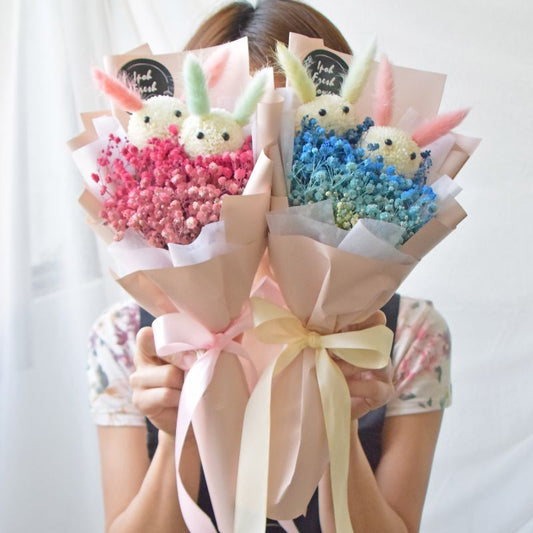 Mini Baby Bunny | Fresh Flowers Below RM100| Same Day Delivery