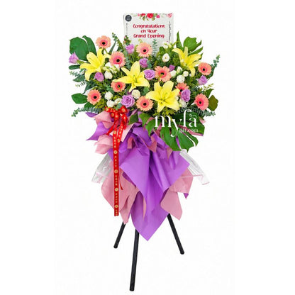 Fresh Flower Grand Opening Stand- Prosperity Wishes