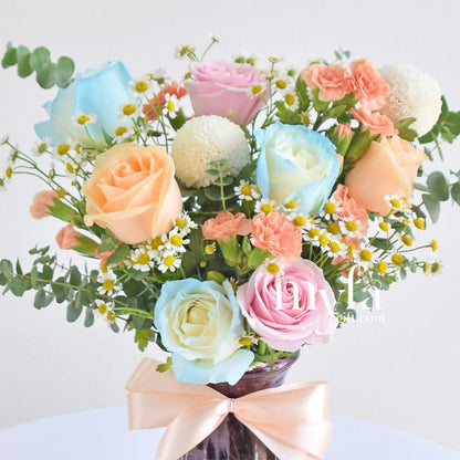 Rejoice Vase Arrangement| Fresh Flower In A Vase| Same Day Delivery