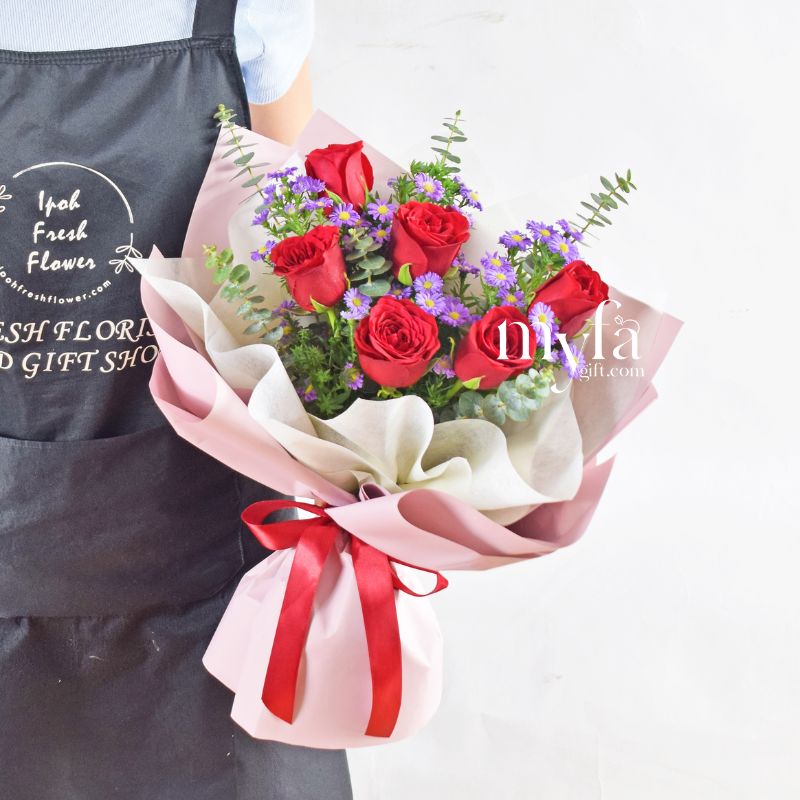 Roman| Fresh Flower Bouquet| Same Day Delivery