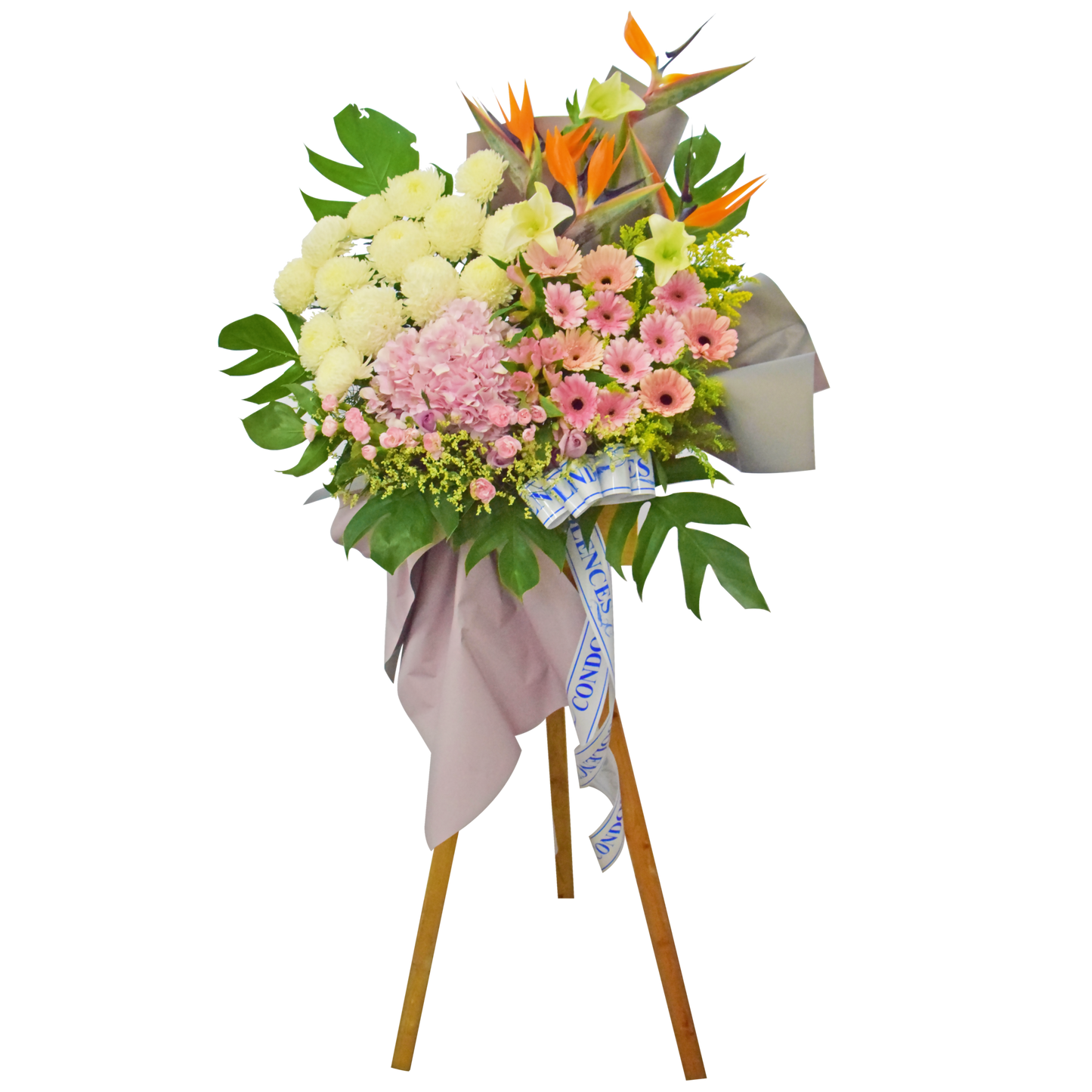 Serenity Wreath | Premium Condolence Stand| Same Day Delivery