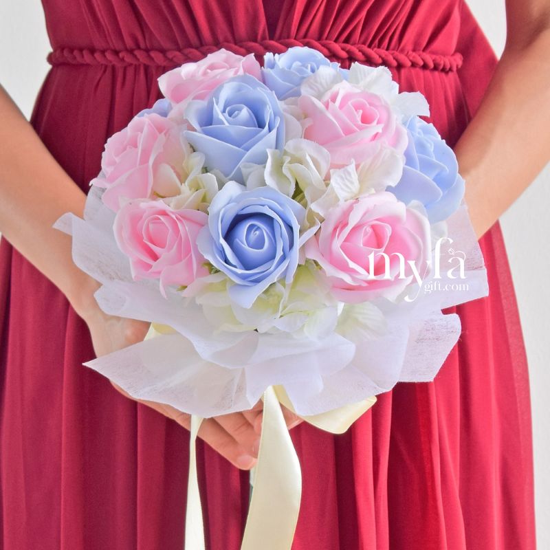 Shannon Bridal Bouquet (Soap Flowers)| Flower Bouquet For Wedding & ROM