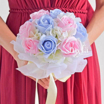 Shannon Bridal Bouquet (Soap Flowers)| Flower Bouquet For Wedding & ROM
