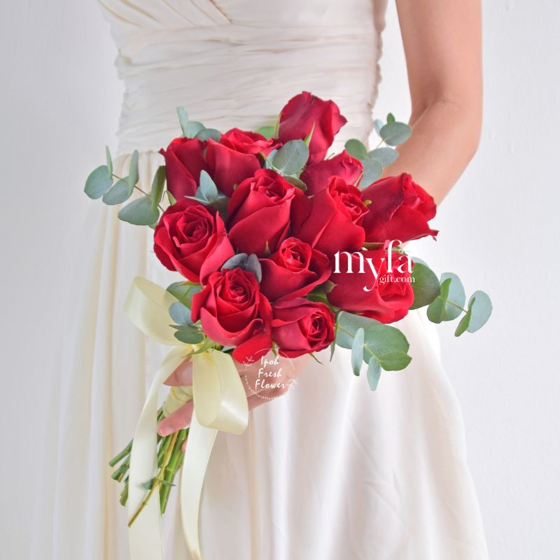 Sincerity Bridal With Boutonniere| Flower Bouquet For Wedding & ROM