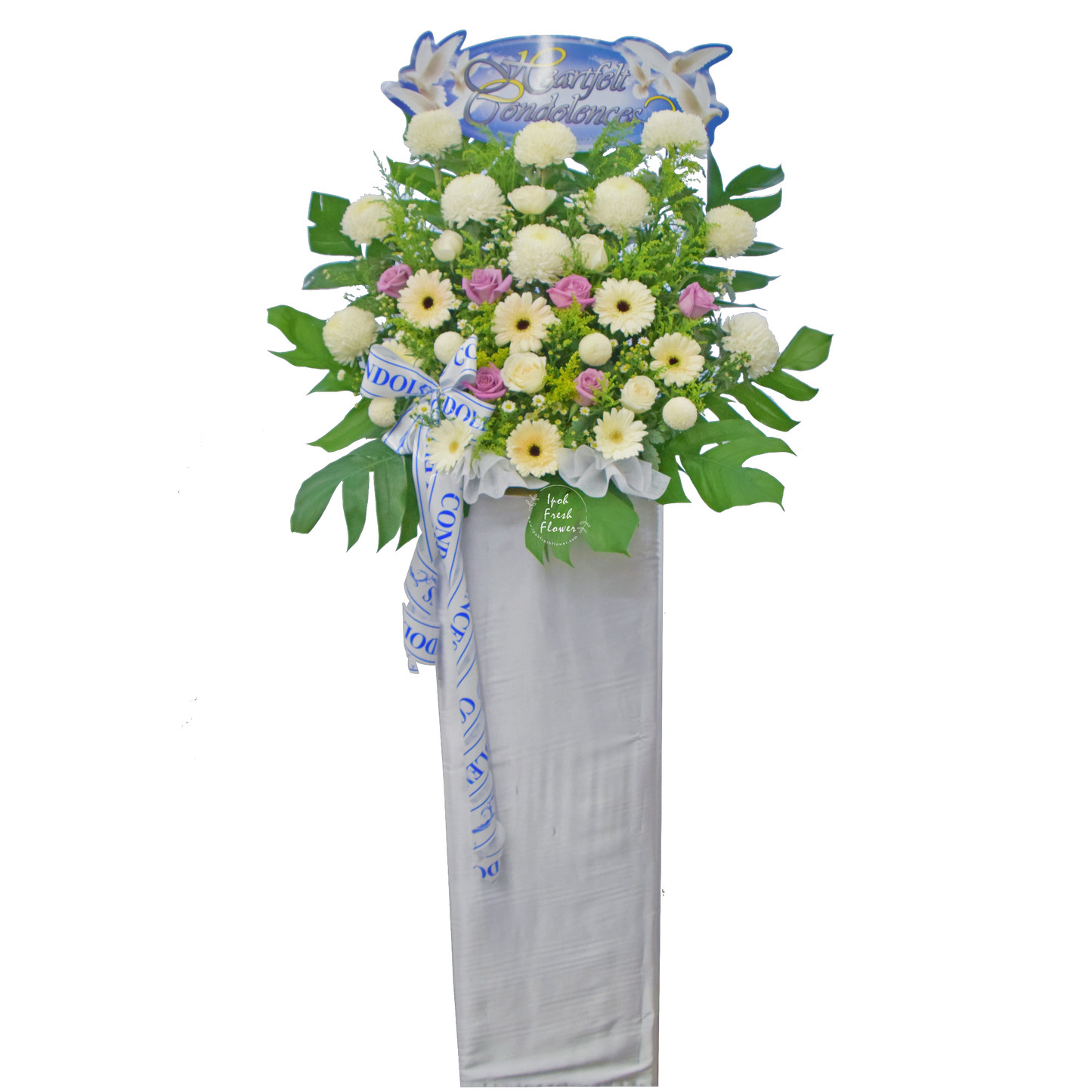 Condolence Flower Stand B6 | Premium Condolence Stand| Same Day Delivery