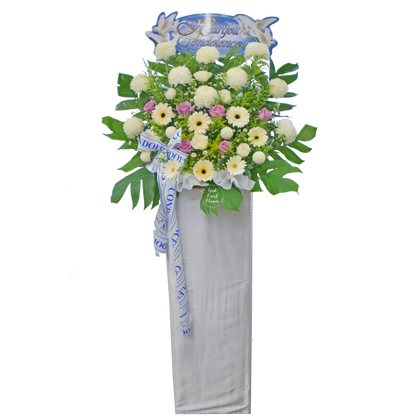 Condolence Flower Stand M6 | Premium Condolence Stand| Same Day Delivery