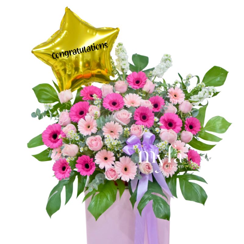 Star Performer | Fresh Flower Opening Stand| Same Day Delivery