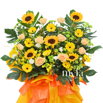 Sunny Achievement| Opening Fresh Flower Stand| Same Day Delivery