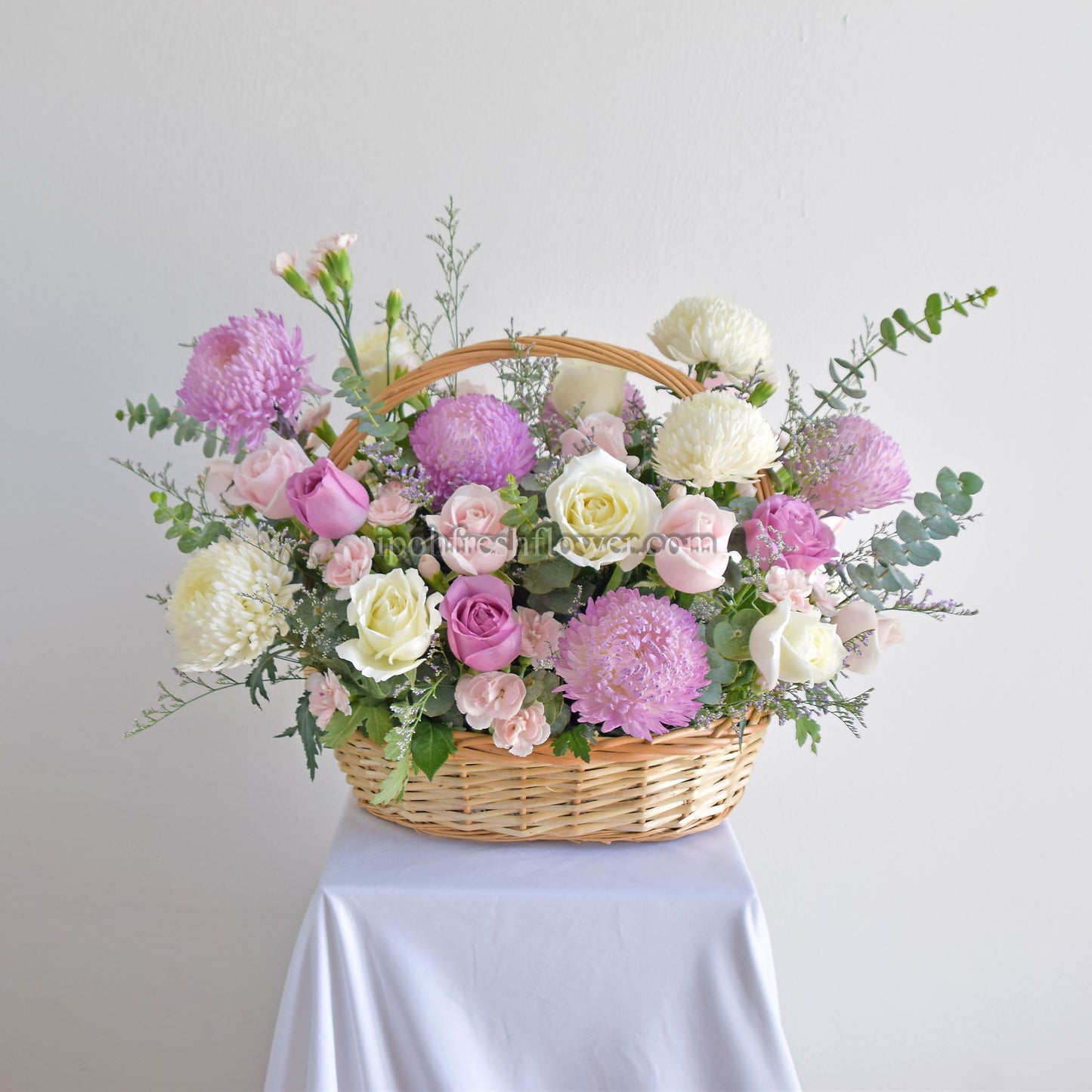 Viola| Fresh Flower Basket| Same Day Delivery