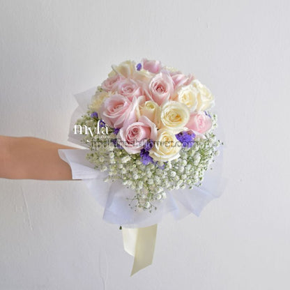 Wenndy Bridal Bouquet| Flower Bouquet For Wedding & ROM