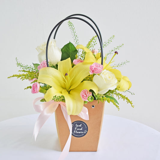 Yaro| Fresh Flower Basket| Same Day Delivery