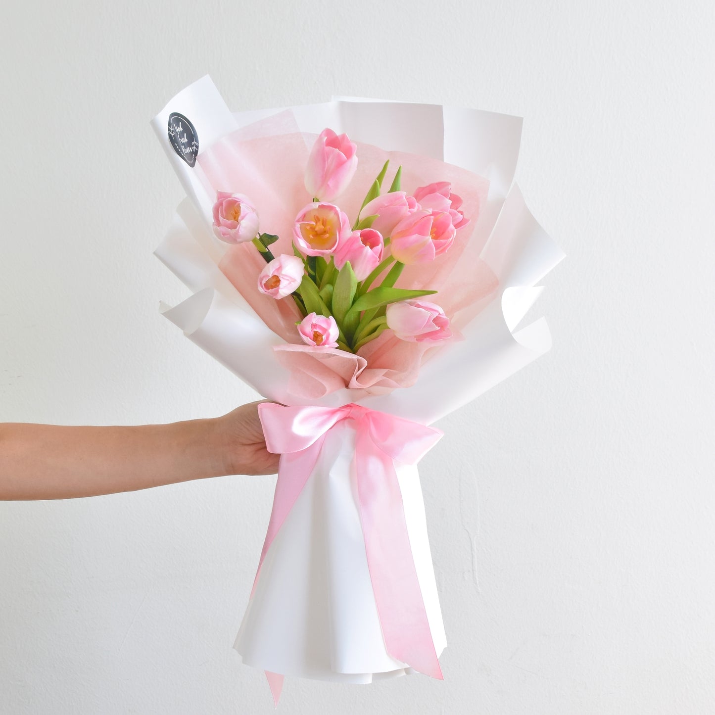 Yonina Pink Tulip Bouquet | Valentine's Fresh Flower Bouquet| Same Day Delivery