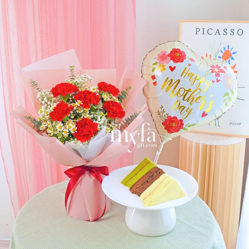 Zelda With Sandwich Cake Bundle| Mother's Day Special Bundle Gift Delivery