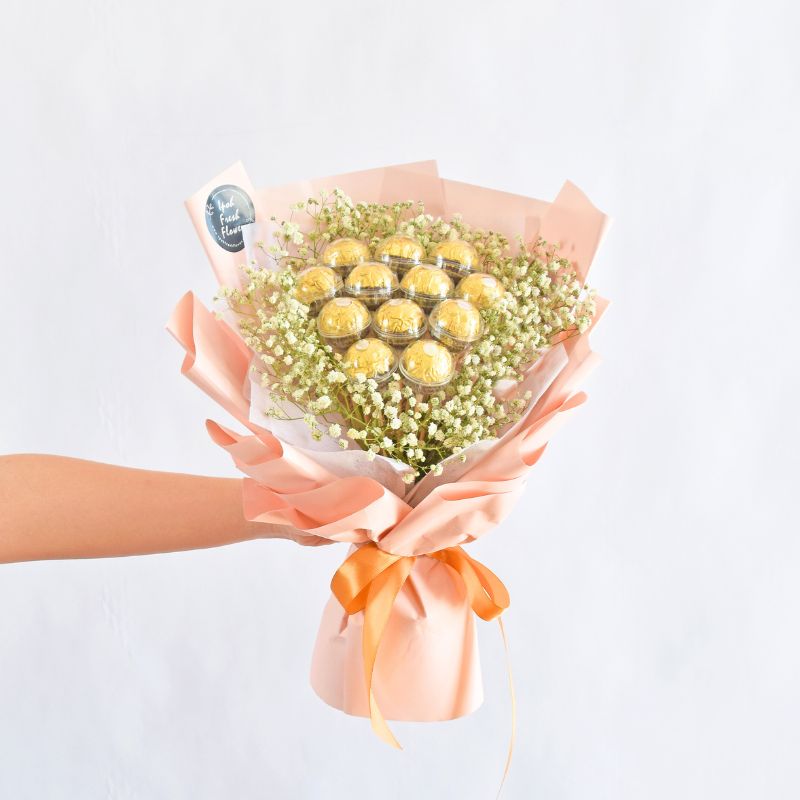 Sweet Bites | Valentine's Chocolate Bouquet| Same Day Delivery